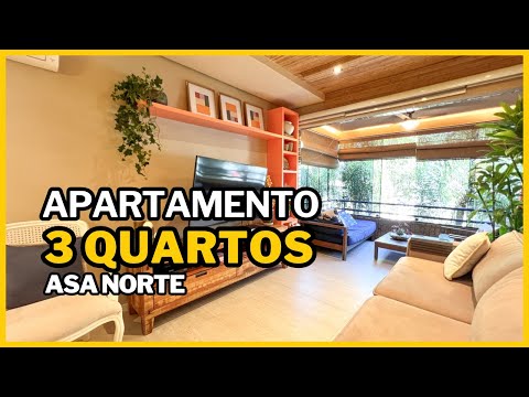 🏢 APARTAMENTO REFORMADO À VENDA – ASA NORTE, BRASÍLIA📐 102M² | 3 QUARTOS | 1 SUÍTE | 2 VAGAS