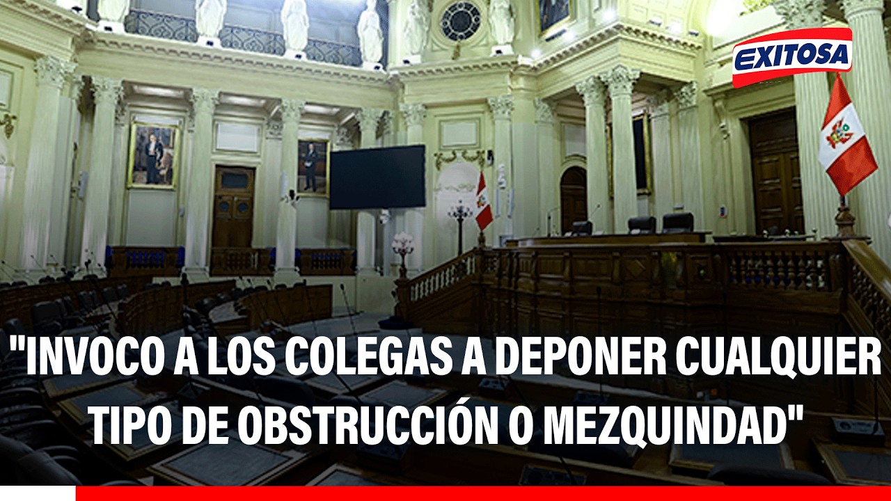 🔴🔵 Alejandro Aguinaga exhorta a la oposición a no obstaculizar debate sobre facultades legislativas