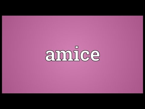 Amice Meaning