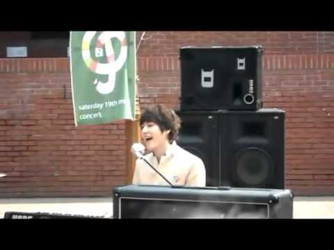 fancam 110409 K.R.Y Super Star K MV Filming - Kyuhyun Focus 10