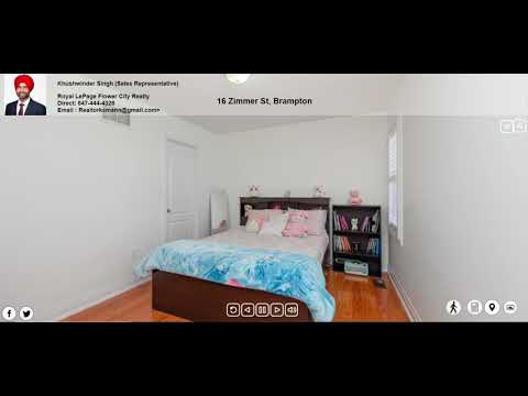 16 Zimmer St, Brampton