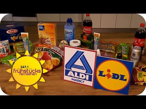ALDI vs. LIDL  - Wer gewinnt den Markenkampf? | SAT.1 Frühstücksfernsehen