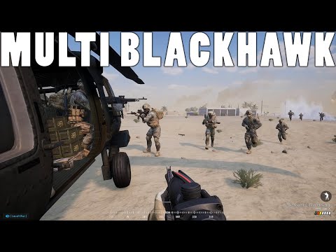 MULTI BLACKHAWK RAID - Squad 50 vs 50 Gameplay