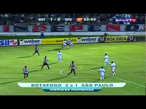Botafogo-SP 2x1 São Paulo (06.02.2011) Pacaembu - Paulistão 2011