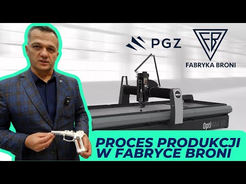 Jak powstaje legendarny pistolet VIS? Technologie, w tym Waterjet w Fabryce Broni Łucznik!