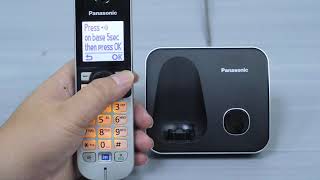 HOW TO REGISTER HANDSET TO BASE UNIT FOR PANASONIC CORDLESS PHONE ?