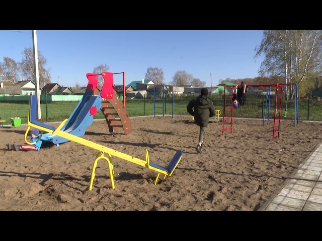 В Мамадышском районе заработала новая детская площадка