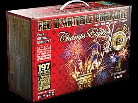 22516LPF - PORTABLE 1 MN 30 MUSICAL PRESTIGE CHAMPS ÉLYSÉES - LA BOUTIQUE DE LARTIFICIER