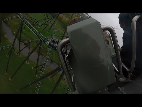 Kondaa - Walibi Belgium (6 November 2022) (Last Row POV) | 60fps HD