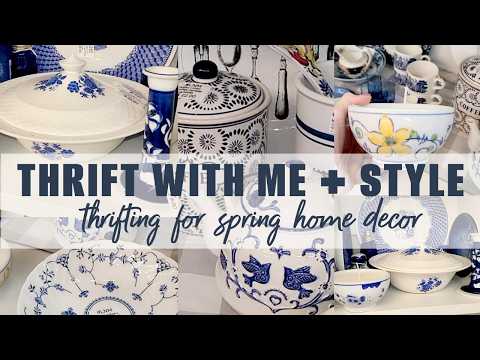 🌷Spring 2026 Thrift Shop With Me + Style // Vintage Home Decor Ideas // Robin Lane Lowe