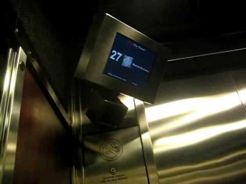 Westinghouse VERY-FAST Elevators @ Munich Re Centre (Retake)