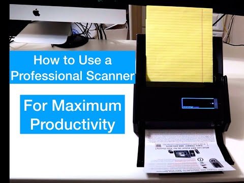 STEP by STEP guide on Using Fujitsu ScanSnap iX500 Document Scanner to Increase Productivity!