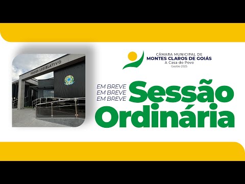 45ª Sessão Ordinária da 15ª Legislatura da Câmara Municipal de Montes Claros de Goiás - 01/12/2025