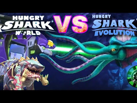 MECHA SHARKJIRA VS ALPHA ZOMBIE SHARK VS KRAKEN TRAILER - Hungry Shark World
