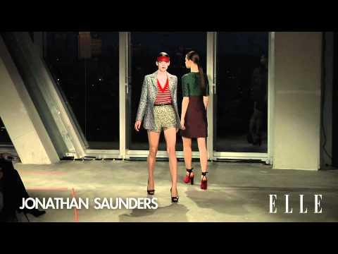 ELLE TV─ Jonathan Saunders 2012 FW