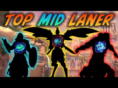 Top 3 Best / Easiest Mid Laners in Smite and How To Build Them w/ Timestamps