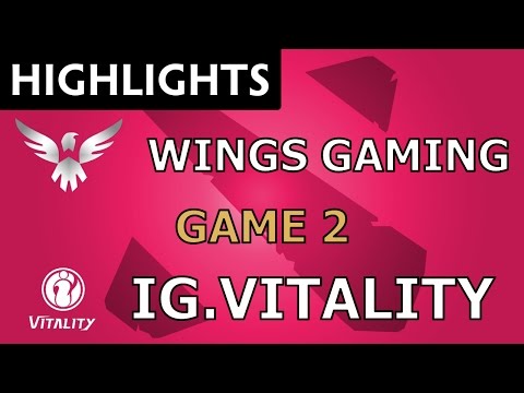 Wings Gaming vs iG.Vitality [Game 2] Nanyang Championships Season 2 - Dota Highlights