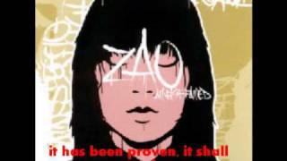 Zao- Endure (with lyrics)