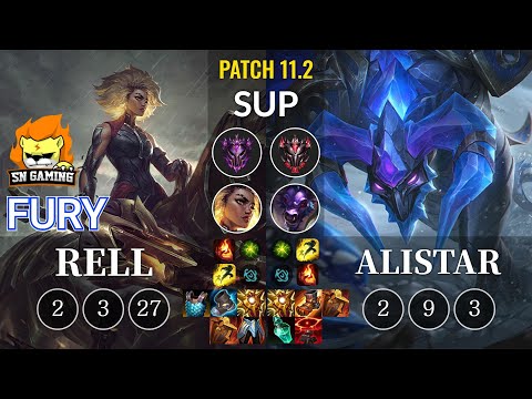 SN Fury Rell vs Alistar Sup - KR Patch 11.2