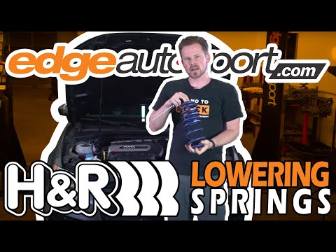 H&R Sportline Lowering Springs INSTALL | 2016 Audi S3 | Edge Autosport
