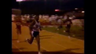 Raymond Steward vs Lee MaCre vs Mike Marsh Baton Rouge NCAA Championships 1987.