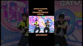 Download lagu JUHOON & KEONHO doing TREASURE's PARADISE challenge #cortis #juhoon #keonho #teasure #jihoon mp3
