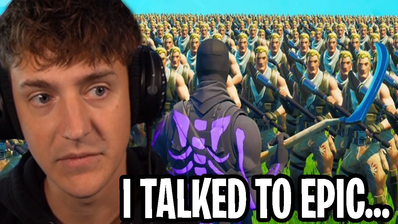 Ninja Talked 1 On 1 With Epic Games About Bots Ruining Fortnite...