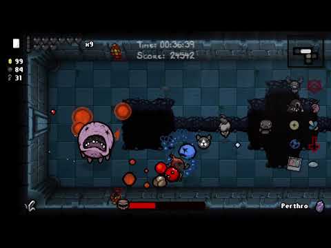 The Binding of Isaac: Rebirth - OP Blue Baby run.