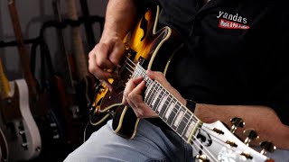 Video thumbnail for Ibanez AM93QM Hollow Body Guitar Tone Lounge Demo by Yandas Music