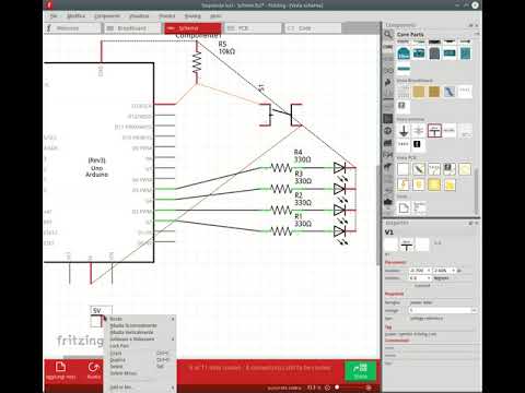 Arduino - Come sviluppare un progetto 04 - Schema elettrico