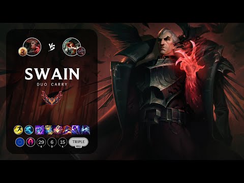 Swain Carry vs Miss Fortune - EUW Grandmaster Patch 13.18