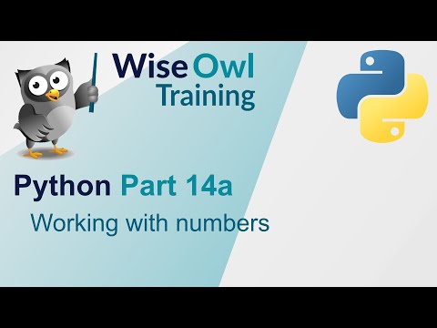 Python Part 14a - Working with numbers