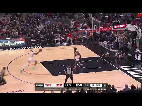 Russell Westbrook block and Chris Boucher dunk