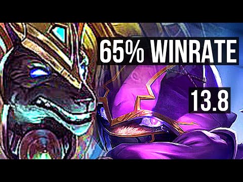 NASUS vs KENNEN (TOP) | 8/1/3, 65% winrate, Dominating | KR Master | 13.8