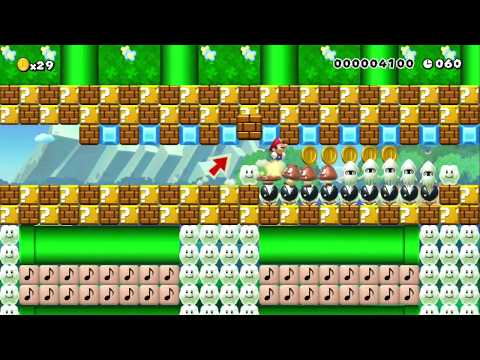 最後の花火が爽快！！ 70秒スピードラン♪ SPEED RUN by スピランりょうたくん - SUPER MARIO MAKER - NO COMMENTARY 1ax