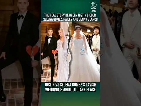 The Love Triangle Ends: Selena Gets Married, Justin and Hailey Stay Silent 💔💍#wedding #selenagomez