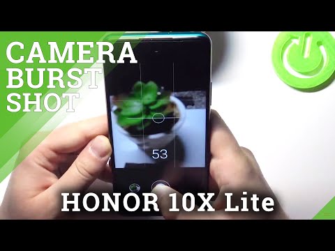 How to Take Series of Photos in Honor 10X Lite – Camera Burst Shot Option