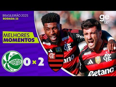 Gols e lances de Juventude-RS x Flamengo