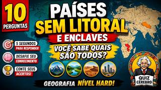 🌍 Países Presos no Mapa! Você Consegue Acertar os 10? 🧠