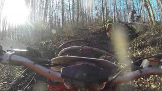 preview picture of video 'Enduro 1-1-2014 - Ktm exc 125 - GoProHero 3 Black'