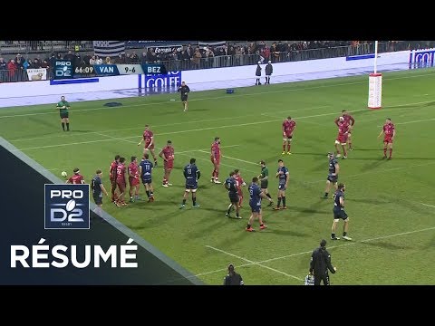PRO D2 - Résumé Vannes-Béziers: 9-6 - J15 - Saison 2019/2020