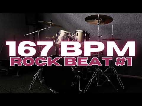 167 BPM - Rock Drum Beat - Loop 1