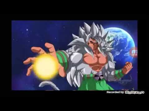 Dragon ball AF - zaiko vs goku ssj5 Confronto final.