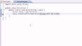 Intermediate Java Tutorial - 48 - Testing the Servers Instant Messenger
