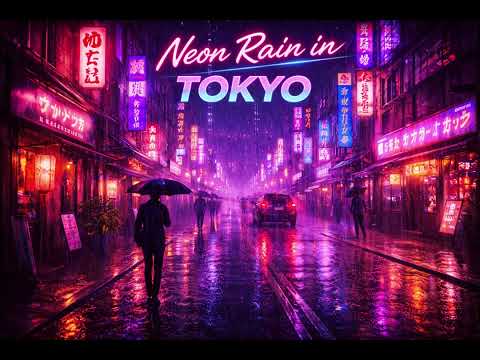 Neon Rain in Tokyo 🌧️ | Chill Synthwave Night Drive