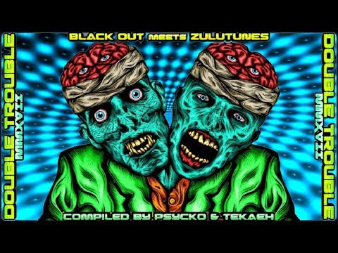 HiTech Dark Psytrance Mix ● Double Trouble MMXVII - BlackOut meets ZuluTunes