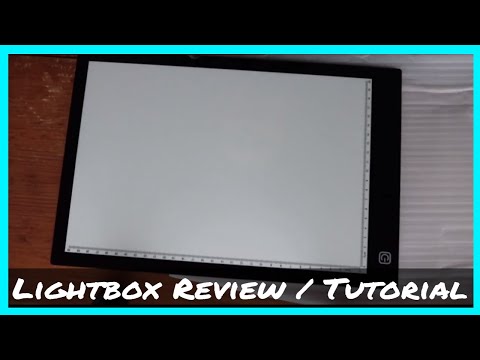 Cheap LED Lightbox / Lightpad Review & Tutorial