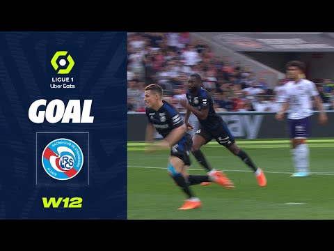 Goal Kévin GAMEIRO (73' - RCSA) TOULOUSE FC - RC STRASBOURG ALSACE (2-2) 22/23