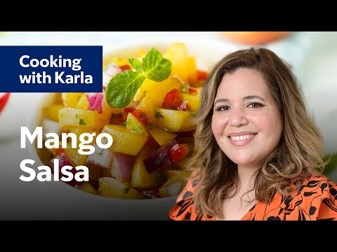 How to Make Mango Salsa - Cooking with Karla
