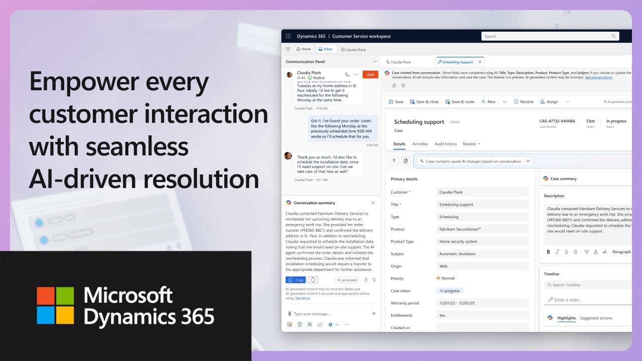 Dynamics 365 Contact Center